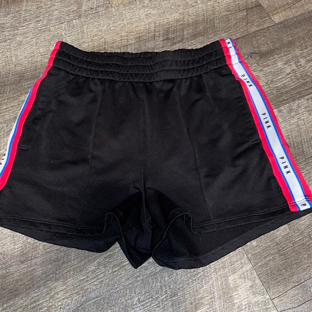 Pink workout shorts